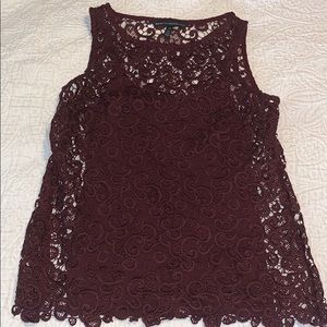 WHBM lace tank